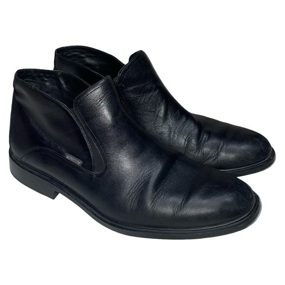 Mephisto Black Leather Ankle Boots      Size: US 11.5 - Picture 1 of 8